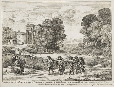Time, Apollo and the Seasons by Claude Lorrain